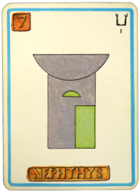 Cartouche Card - Nephthys