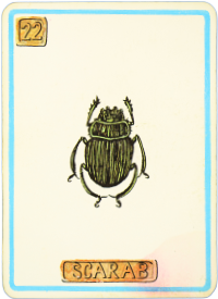 Cartouche Card - Scarab