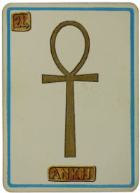 Cartouche Card - Ankh